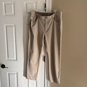 Greg Norman Collection Men's Khaki Chinos